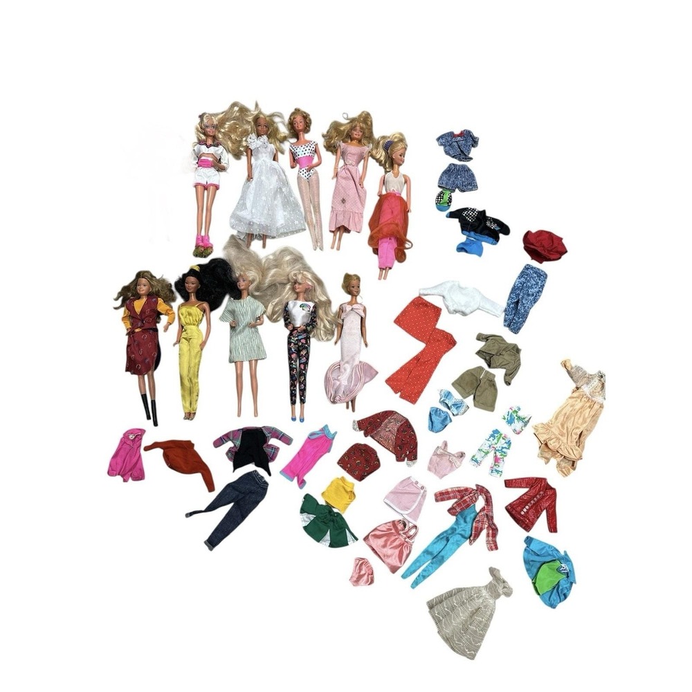 Vintage Mattel 1966 Barbie Doll Lot Of 10